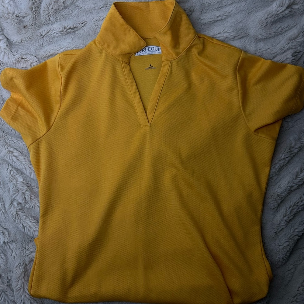 mustard yellow polo